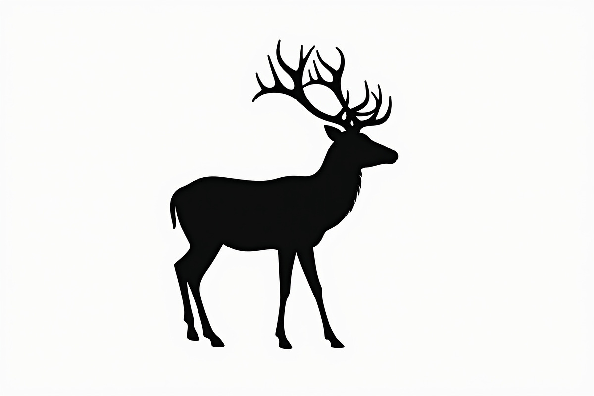 Deer Silhouette Bundle, an Illustration by Designer_Momina (Photo 3 of 7)