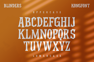 Blinders - Display Serif Font