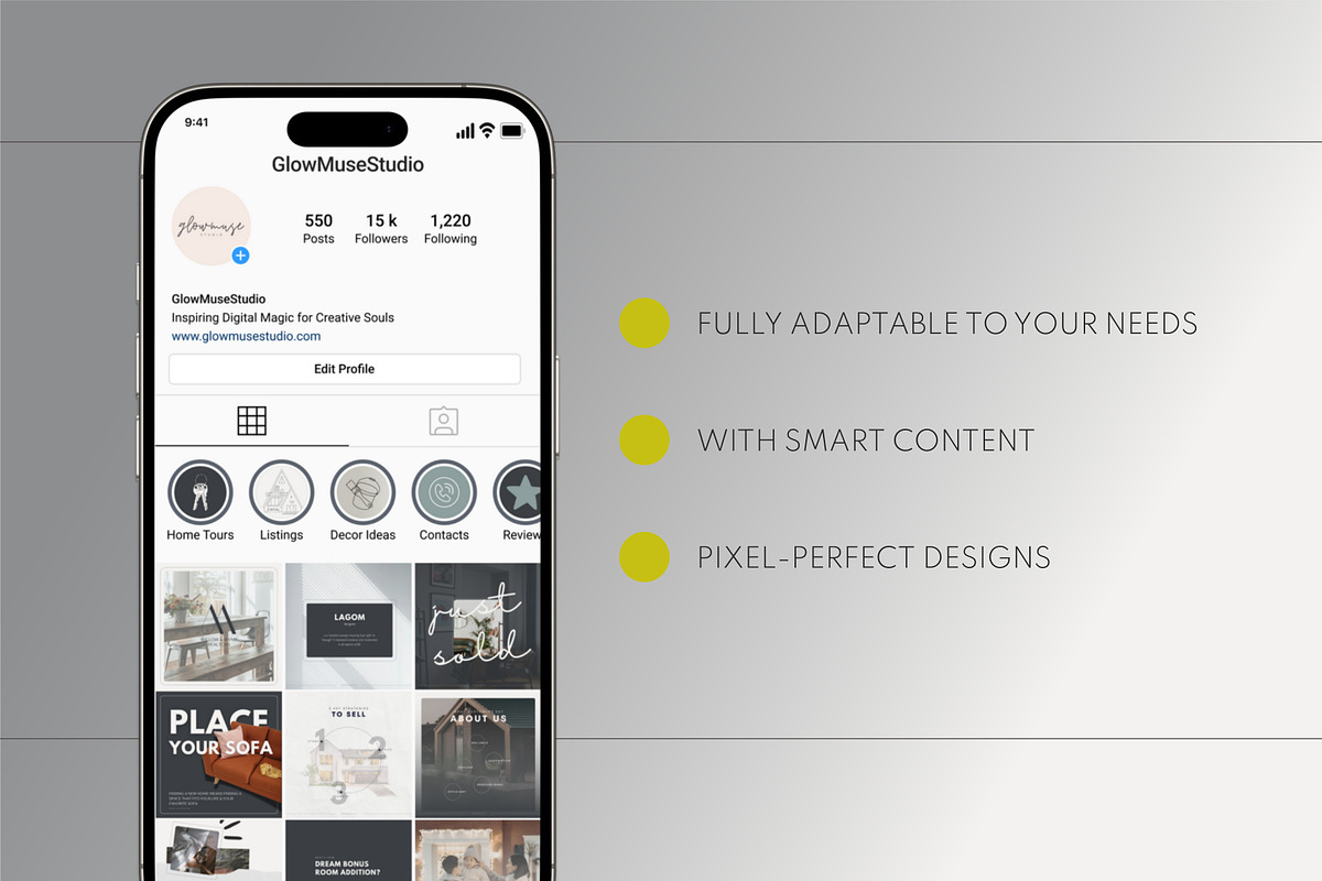 Real Estate Social Media Bundle, a Social Media Template by Glow Muse Studio (Photo 9 of 10)
