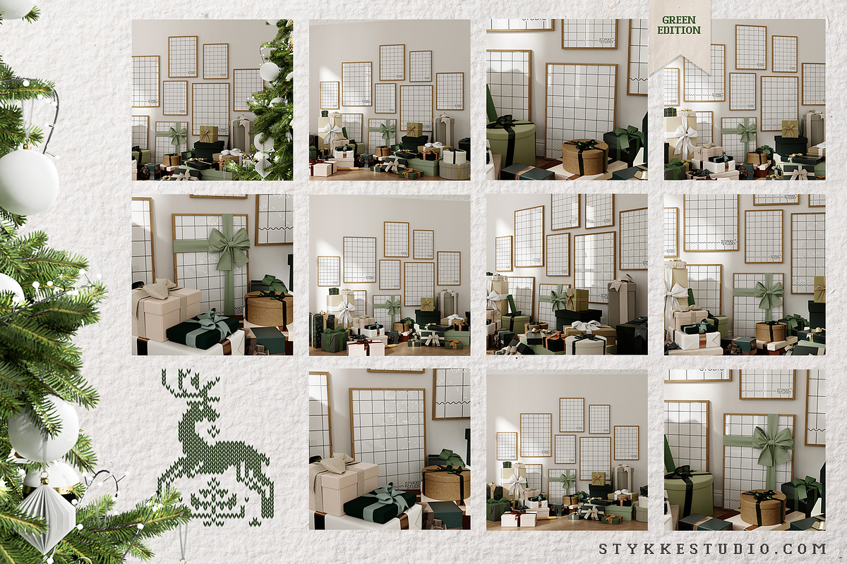 Christmas Mockup Frame Gallery, a Household Mockup by Stykke Studio (Photo 7 of 8)