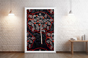 Retro tree - Set 1, a Pattern Graphic by Yummy (Thumbnail 7 of 8)
