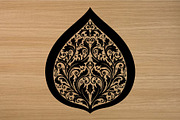 50 Floral Ornament Scroll Silhouette, an Illustration by yasushie (Thumbnail 4 of 4)