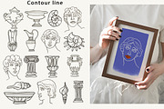 Hand Painted Modern Posters Patterns, a Wallpaper Graphic by TanyaSchuka (Thumbnail 8 of 24)