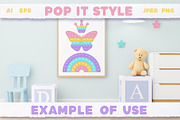 Pop it Fidget Toy Pastel Clipart new, an Education Illustration by VectoriyA (Thumbnail 6 of 7)