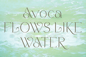 Avoca. Stunning Social Media Font