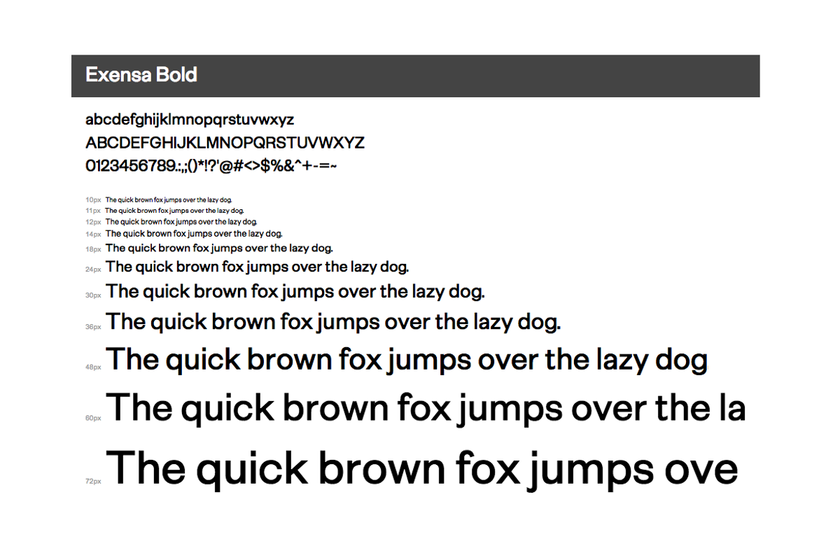Exensa Grotesk Typeface + Web Fonts preview 8