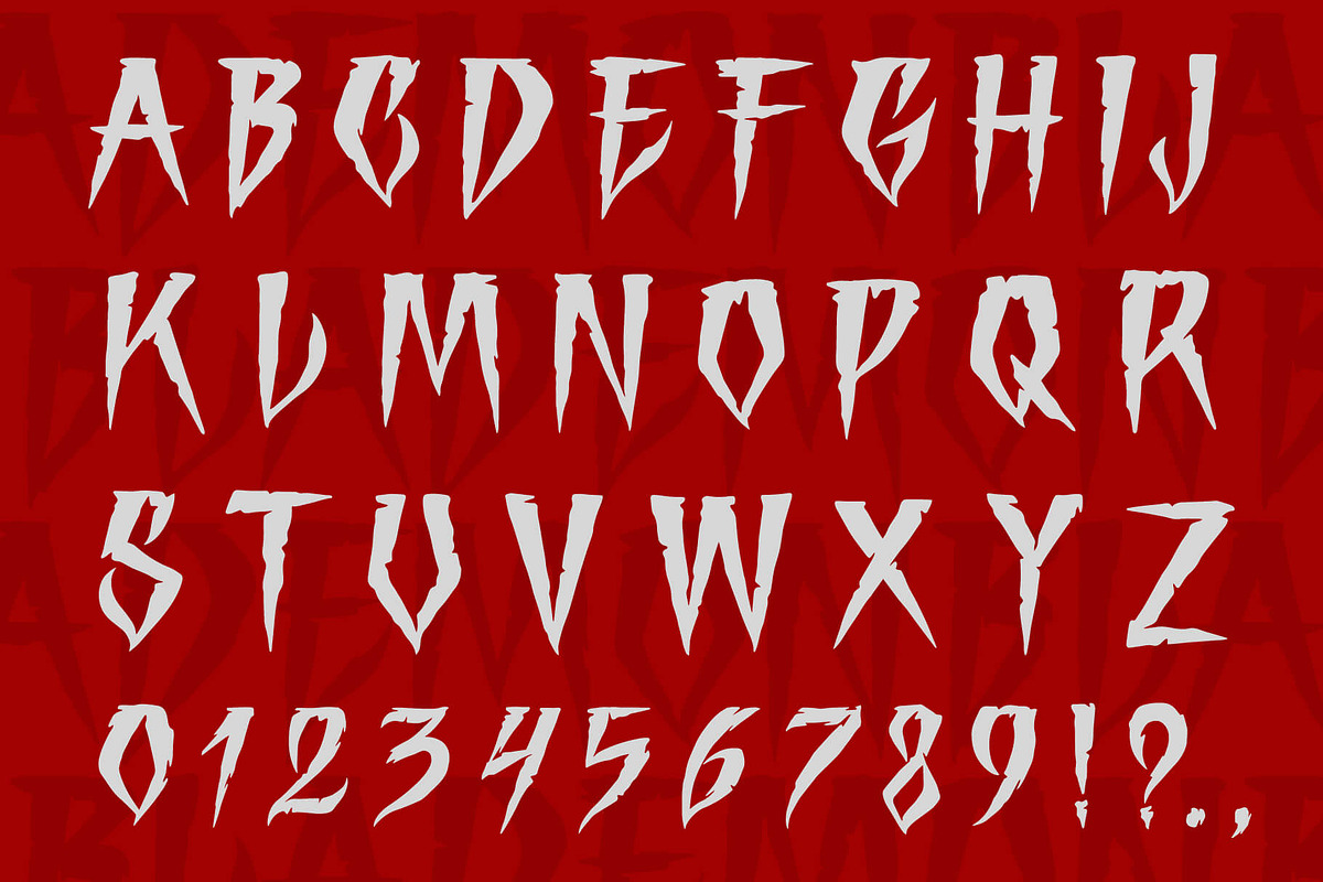 BLADEMON display font, a Sans Serif Font by DGIM studio (Photo 2 of 8)