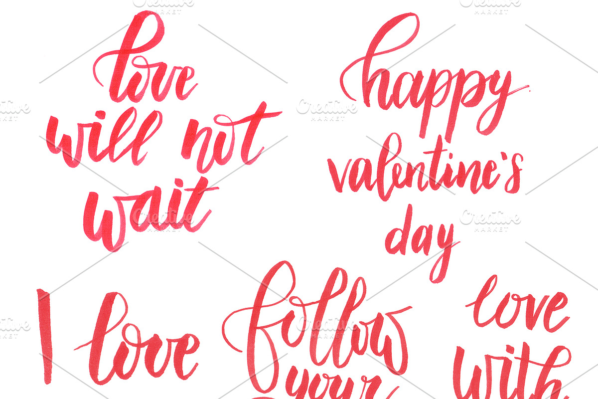 Watercolor set - Valentine's Day, a Decorative Illustration by Antikva17 (Photo 3 of 7)