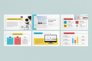 Annual Review Pitch Deck Template