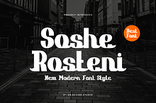 Soshe Rosteni - Modern Font