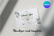 Thankyou Card Template - Canva, a Card Template by DesignTreasureID (Thumbnail 1 of 4)
