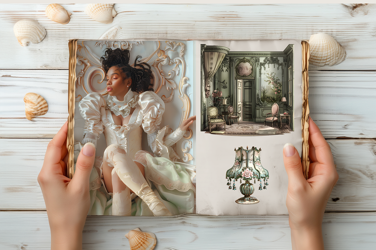 SURREAL REGENCY ERA CLIPART PACK, a Person Illustration by Daring Digies (Photo 9 of 10)