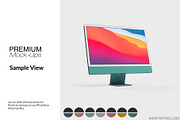 Apple iMac 24” M1 Mockups, a Device Mockup by mock-ups (Thumbnail 11 of 13)