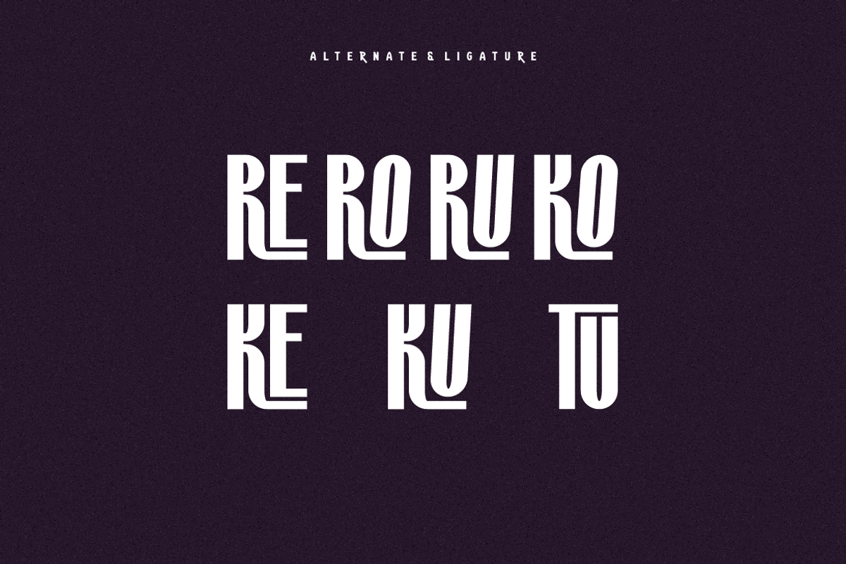 Koxturuk - Tall & Condensed Font, a Sans Serif Font by QR Design Studio (Photo 5 of 7)
