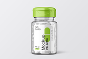 Mini Pill Bottle Mockup with Cap, a Cups & Container Mockup by Mockupdaddy (Thumbnail 27 of 27)