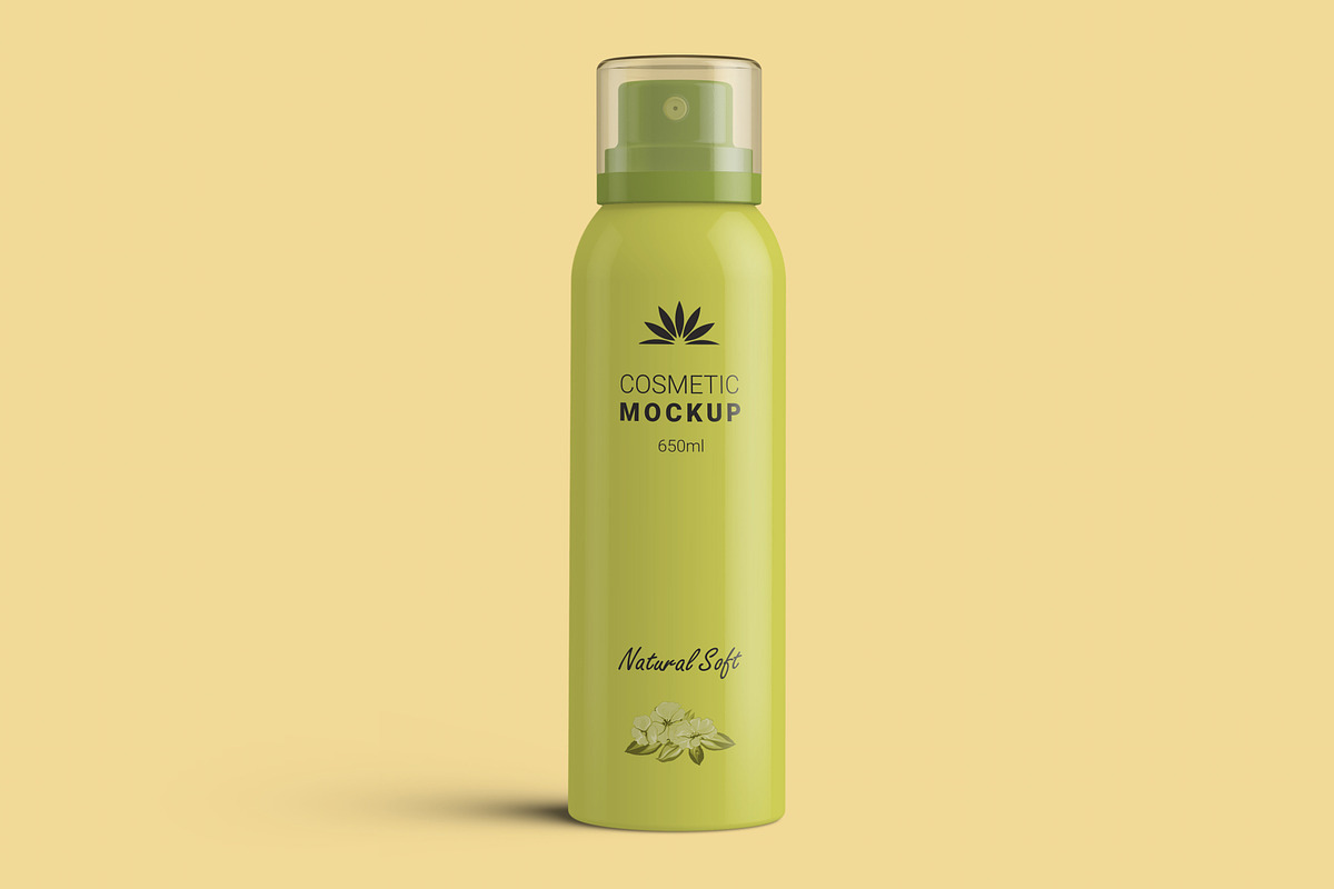 Cosmetic Spray Bottle Mockup, a Cups & Container Mockup by Digitalphaser (Photo 4 of 5)