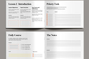 Modern Course Workbook Template, a Brochure Template by MightyDesign (Thumbnail 5 of 8)