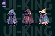 VECTOR MAGE ROBES UI, a Person Illustration by UI-KING (Thumbnail 4 of 4)