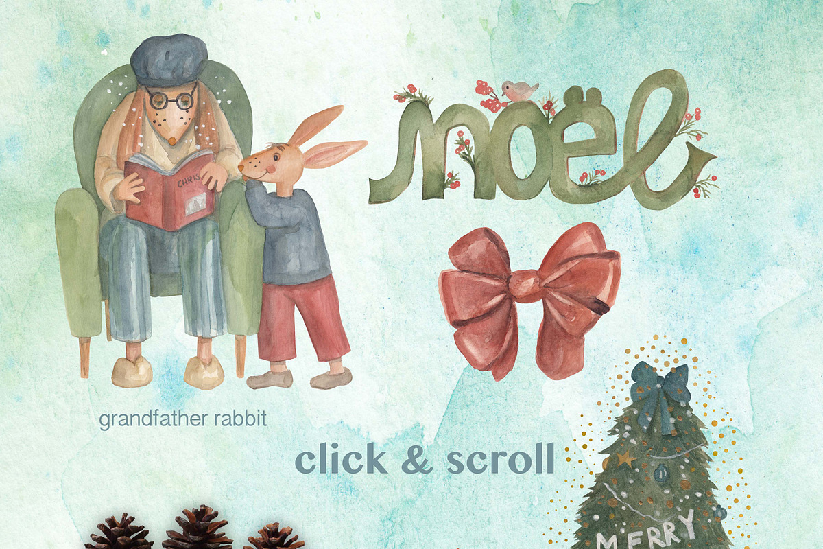 Christmas time clip art, an Illustration by patriziamoscone (Photo 2 of 8)