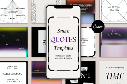 Wisdom Instagram Quotes for CANVA, a Social Media Template by Bonumo