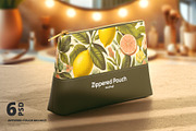 Cosmetic Bag Mockup, a Household Mockup by WebAndCat (Thumbnail 1 of 10)