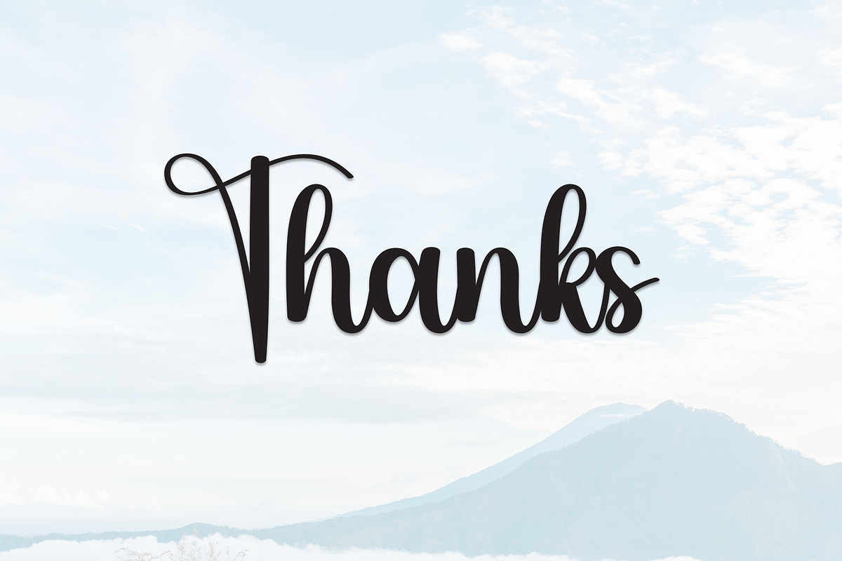 Mountain | Script Font, a Handwritten Font by Scratchones (Photo 8 of 8)
