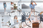 Bright & White Mobile Desktop Preset, an Action Add-On by in between details (Thumbnail 1 of 13)