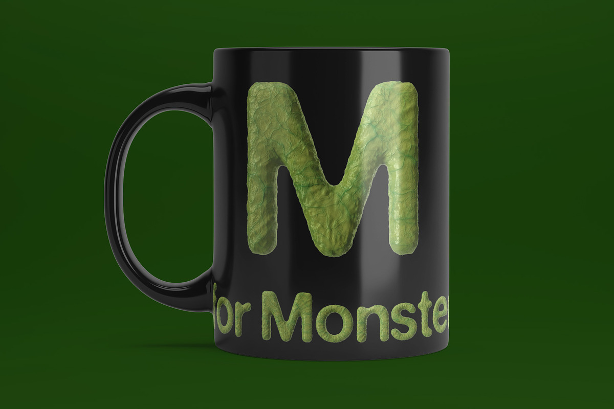 The Monster Bitmap Font & PNGs, a Sans Serif Font by Creative Graphics (Photo 7 of 8)