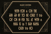 Delauney - Art Deco Font, a Serif Font by Arterfak Project (Thumbnail 12 of 13)