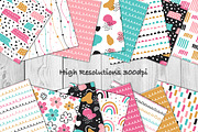 Cute Abstract Doodle Pattern Pack, a Pattern Graphic by lindoet23 (Thumbnail 2 of 5)