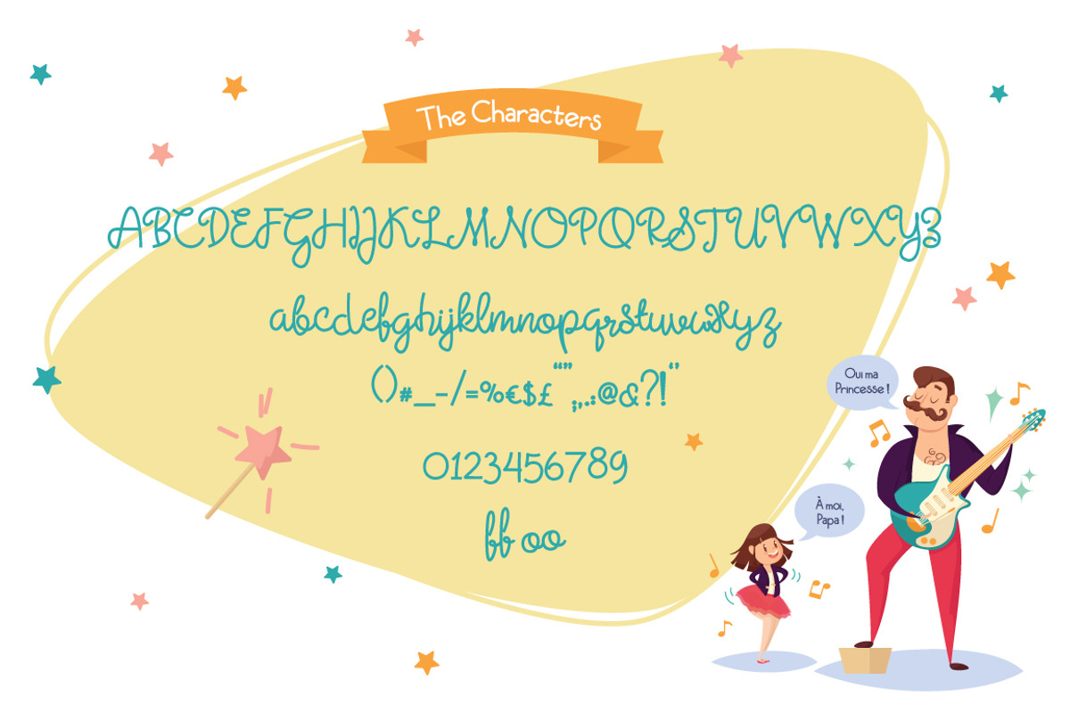 Papa Rock n Roll, a Handwritten Font by Lunabi (Photo 2 of 5)