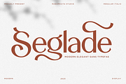 Seglade - Modern Elegant Font, a Sans Serif Font by RagamKata (Thumbnail 1 of 11)