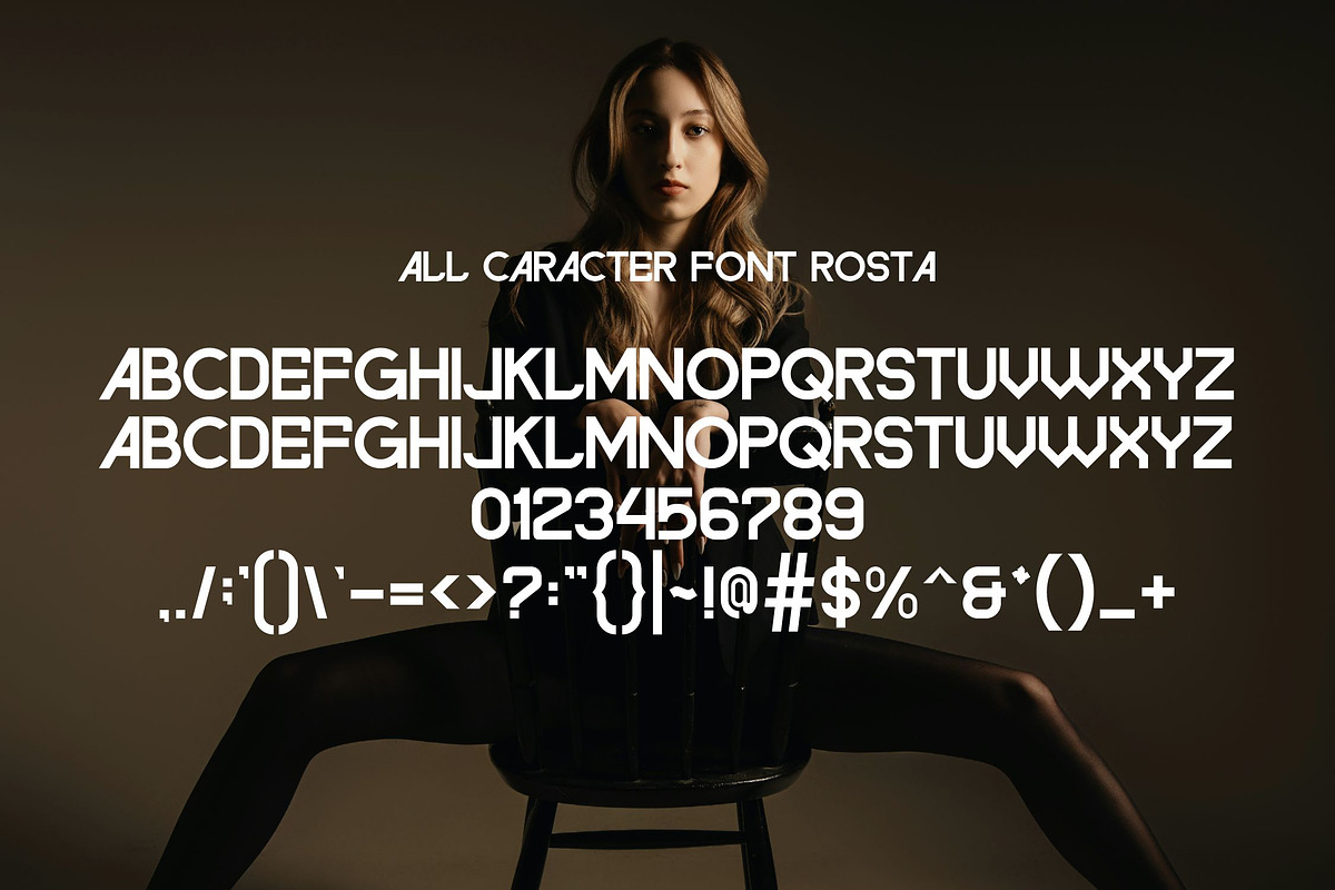 Rosta, a Sans Serif Font by riotama85 (Photo 2 of 5)