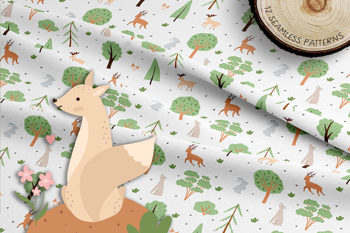 Woodland - cute collection, an Animal Illustration by roskque (Photo 9 of 11)