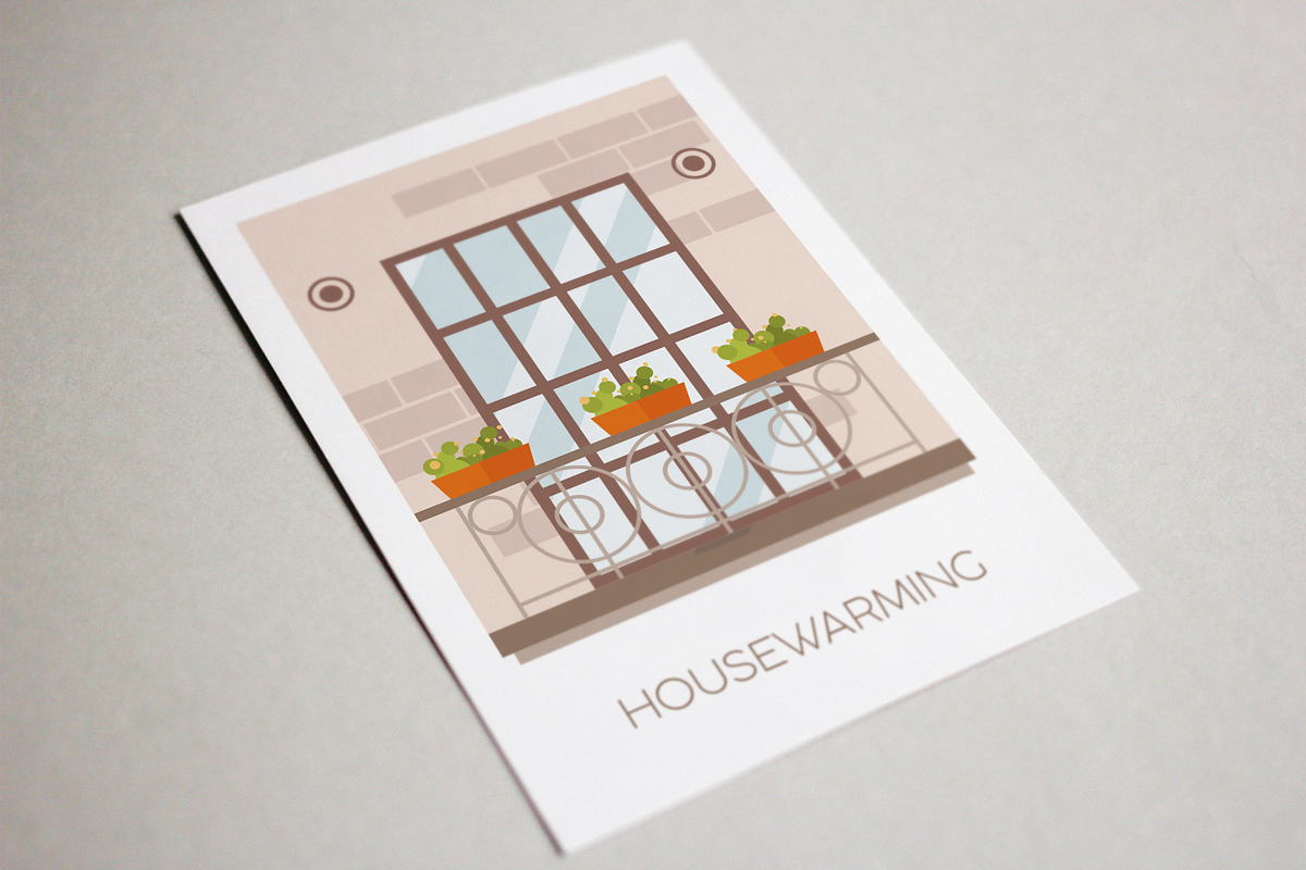 Building facade balconies set, a Decorative Illustration by Good Studio (Photo 3 of 3)