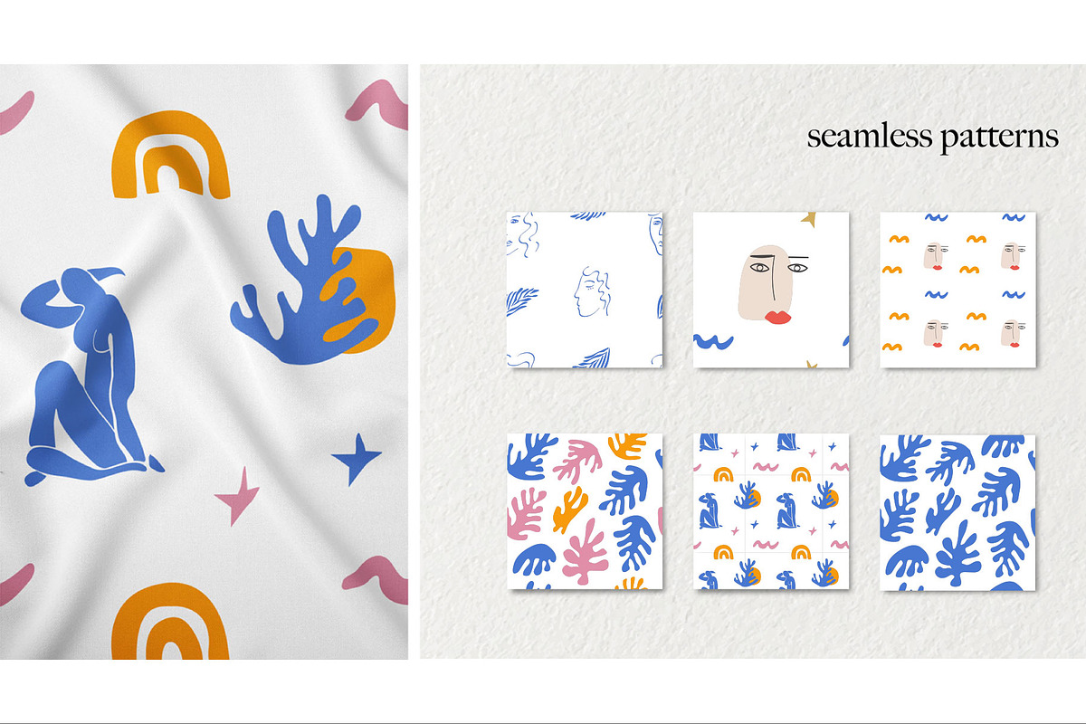 Matisse Inspired Abstract Bundle, a Decorative Illustration by millering (Photo 5 of 8)