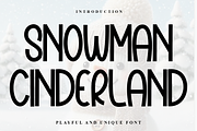 Snowman Cinderland, a Serif Font by FreshTypeINK (Thumbnail 1 of 8)