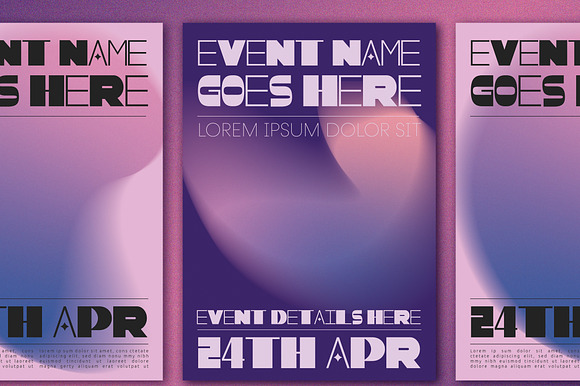 Poster Gradient & Bold Typography preview 2