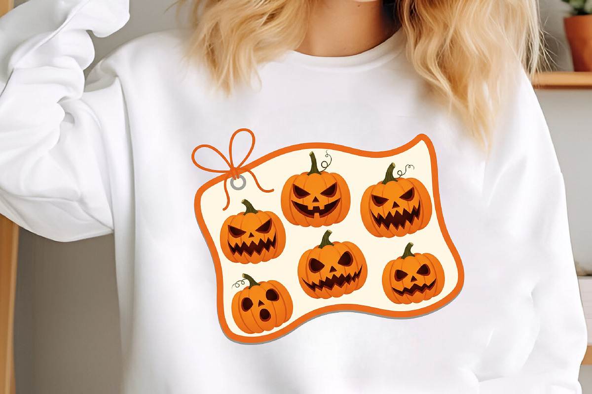 Coquette Fall Halloween Border Frame, an Illustration by SinaCreation (Photo 5 of 7)