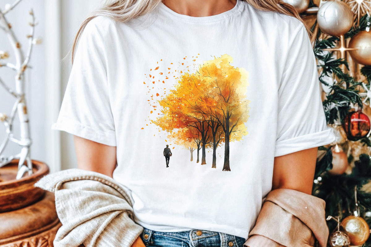 Watercolor Autumn Mood Clipart, an Illustration by Libby Wishes (Photo 6 of 9)
