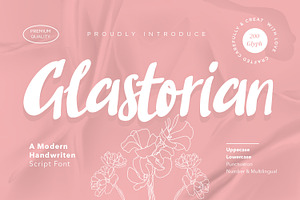 Glastorian - Modern Script Fonts