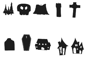 Halloween Elements Set 4