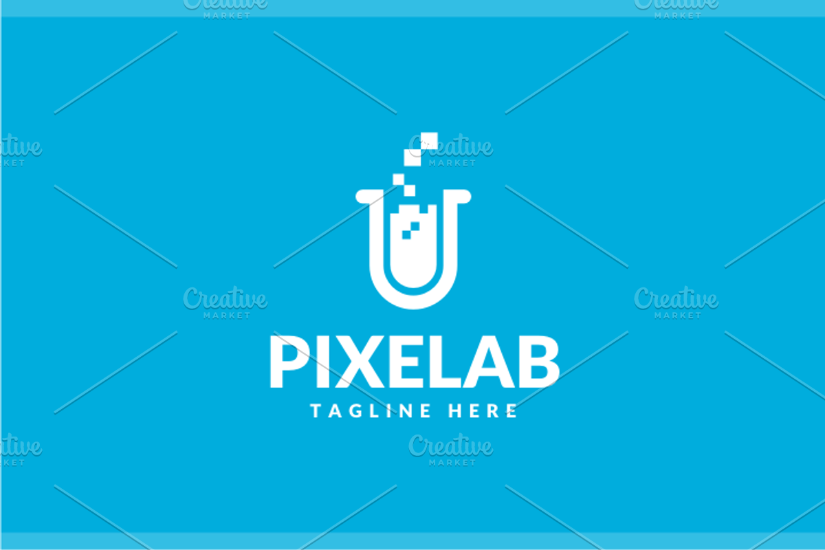 Pixel Lab Logo, a Branding & Logo Template by yopie