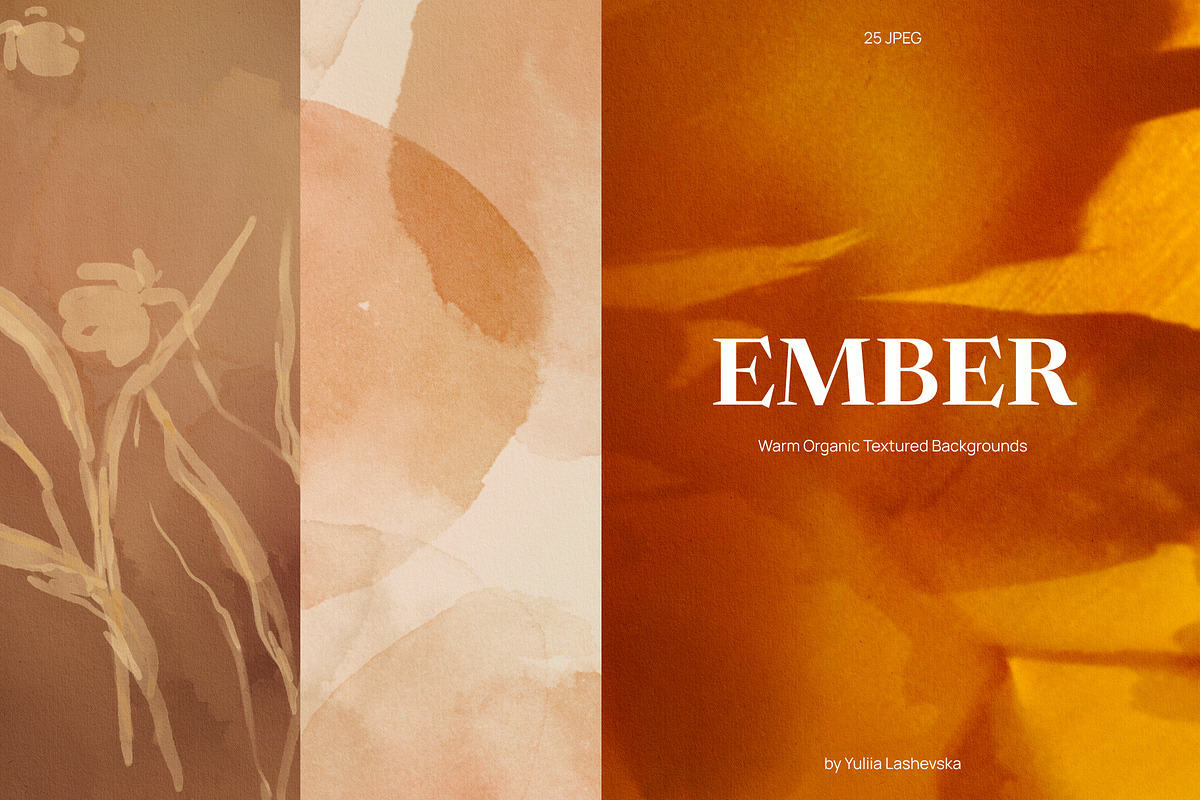 Warm Organic Textured Backgrounds, a Background Graphic by Yuliia Lashevska (Photo 1 of 9)