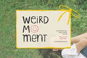 Weird Moment – HandDrawn Quirky Font, a Handwritten Font by shineink.designlab