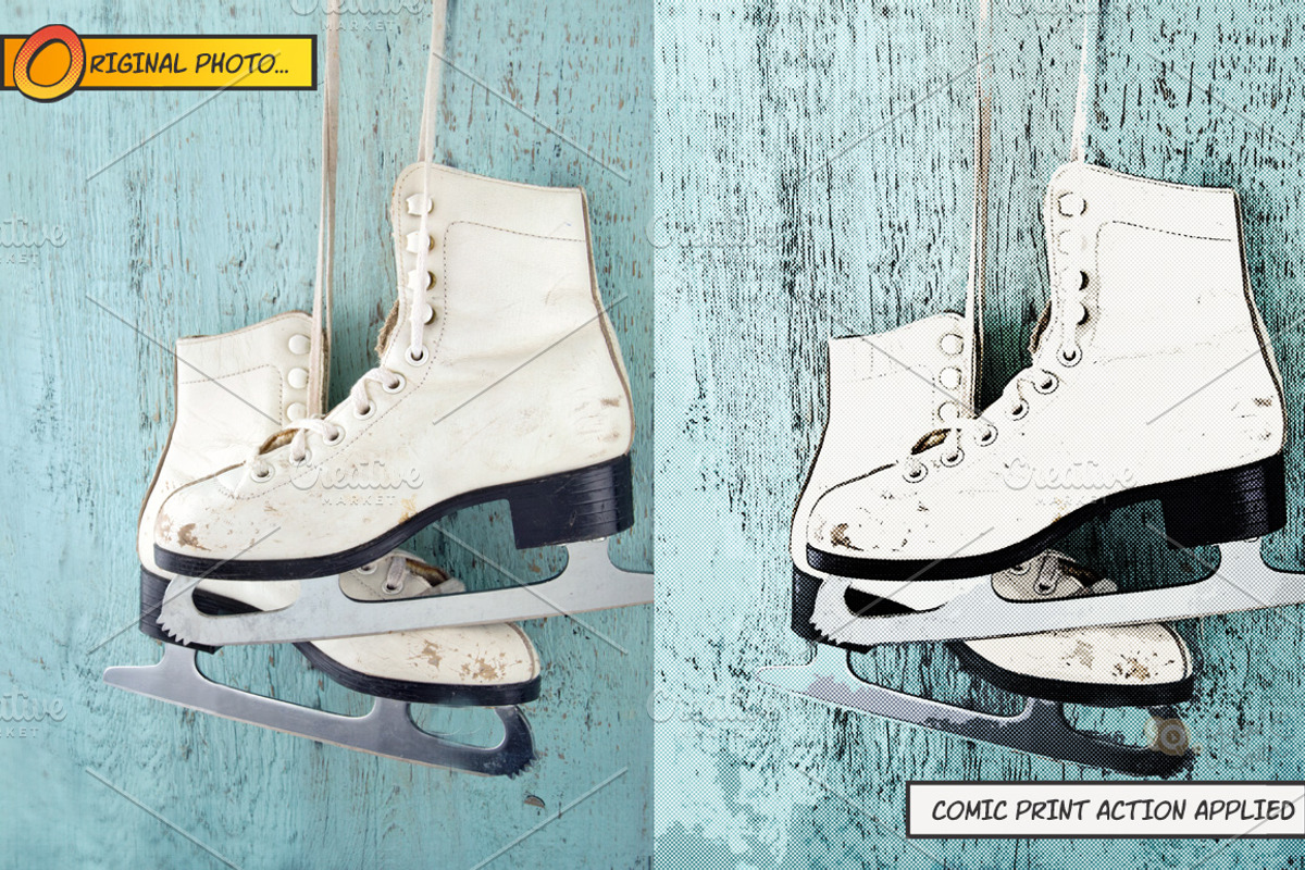 Comic Print Actions preview 3
