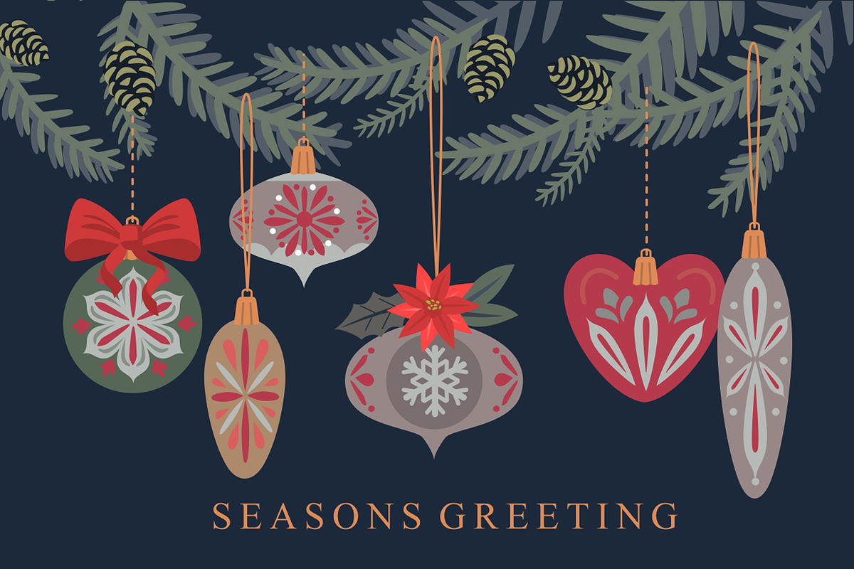 Christmas spirit. Xmas collection., a Decorative Illustration by bioraven (Photo 14 of 17)