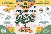 Procreate Print Toolkit 1 w/Vectors, a Brush Add-On by Debi Sementelli (Thumbnail 1 of 15)