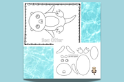 Cute creative Sea Life Activity Book, a Seasonal Illustration by Sourcedigi (Thumbnail 3 of 3)