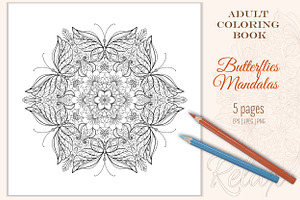 Coloring Pages Butterflies Mandala